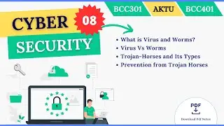 What is Virus and Worms? | Virus vs Worms | Trojan-Horses and Its Types |  AKTU