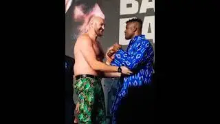 FACE OFF: NGANOU VS TYSON #ufc #mmaworld #mma #boxing #tysonfury #francisngannou