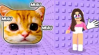 Ay Mi GATITO Chasing a Cat While Climbing the Troll Tower!! Roblox