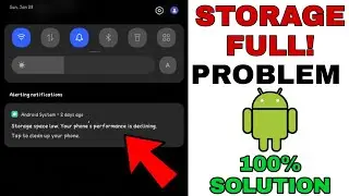 How To Fix Storage Full Problem in Android | Storage Full Problem | Fix Storage Problem