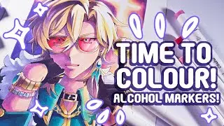 Colouring with Alcohol Markers! Aventurine