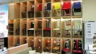 Выставочный стеллаж для компании КЛЕНМАРКЕТ