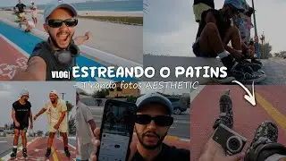 VLOG| ESTREANDO O PATINS+ tirando fotos AESTHETIC #vlog #esports #aesthetic