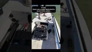 Drone pilot testing his luck 😂