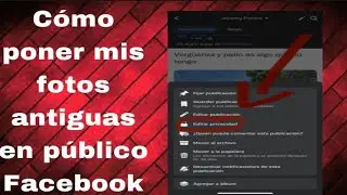 Cómo poner mis publicaciones antiguas en público Facebook 2023 ⚡️