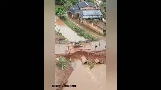Imagens aéreas de Ouro Preto após a chuva