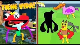 😱NUEVAS FUSIONES ÉPICAS! Reto de dibujo! Rainbow Friends y Garten of Banban ROBLOX! El Show de BYN!