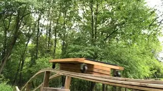 Backyard Roller Coaster Update #5 (Sending test runs!!!!!)