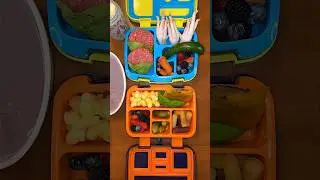 Bento box lunch for my adopted son & me 🍔 