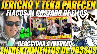 😲A LA MRD! JERICHO y TEKA se ven FLACOS al costado de ELLOS😲SIDERAL reacciona a INVOKED VS de OB3SOS