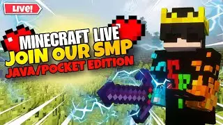 MINECRAFT SMP LIVE || LIFESTEAL PUBLIC SMP 24/7 JAVA + BEDROCK | FREE TO JOIN DAY #16