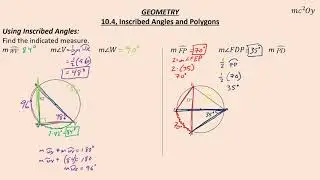 G 10.4, Inscribed Angles and Polygons(E)