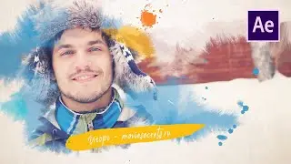 Акварельное слайд шоу в After Effects