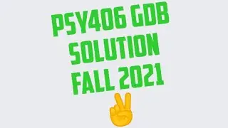 PSY406 GDB SOLUTION FALL 2021 || PSY 406 GDB SOLUTION FALL 2021