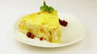 Блинный пирог с творогом - Рецепты от Со Вкусом