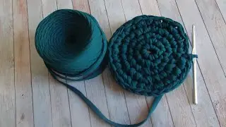 Как связать ровный круг крючком . МК для начинающих.