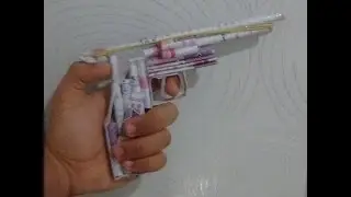 Como fazer uma arma de papel que dispara bala de papel