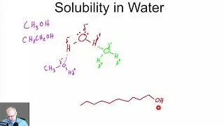 Solubility and Acidity of Alcohols - Organic Chemistry One (1) Lecture Series Video 61