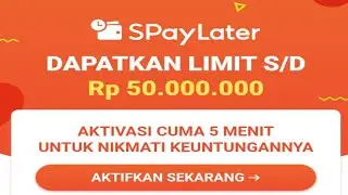 Cara Aktifkan Shopee Paylater Terbaru