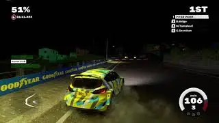 DiRT 5 at night.