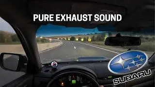 SUBARU FORESTER 2.5XT | POV DRIVE | PURE EXHAUST SOUND 🎤