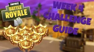 HOW TO COMPLETE ALL WEEK 4 CHALLENGES – SEASON 6 | FORTNITE BATTLE ROYALE TIPS/TUTORIALS