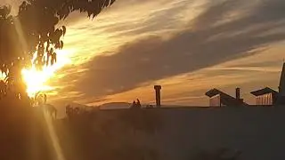 Malatya'da yine gökkuşağı  bulutu 11.10.2023 ( pileus  rainbow cloud)