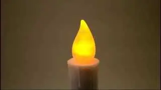Timer Battery Candles, With Auto Timer, Brass or Silver Base