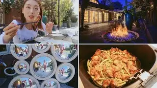 【Anna阿姨 vlog#51】宅家日记-4: 整修房子 | Backyard Tour | 换纱窗 | 安装电动马桶圈 | 懊悔：怎么才买空气炸锅！| 客厅不再空白：4幅画&一面镜子