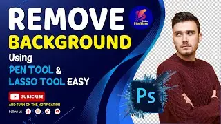 How to Remove Background in Photoshop | Pen Tool & Polygonal Lasso Tool Tutorial 