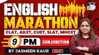 English Language Preparation | English for CLAT 2024 | Conjunction | CLAT 2025