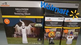 Halloween 2023 at Walmart inflatables, giant Skeletons, and more