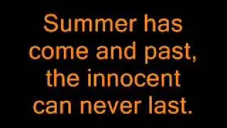 Wake Me Up When September Ends-Green Day (Lyrics)