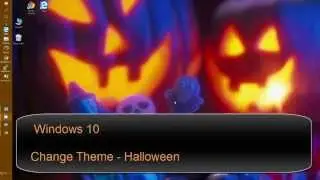 Windows 10 - Change Theme - Halloween