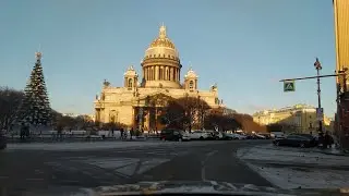 1.01.2024 По Санкт-Петербургу без пробок/Saint Petersburg on 01-01-2024