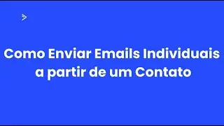 ActiveCampaign: Envie um email individual a partir de um registro de contato
