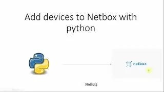 Add devices to Netbox with Python