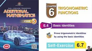 Self-Exercise 6.7 - AddMath Form 5 Chapter 6