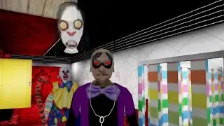 GRANNY CH 2 - GRANNY CLOWN AND GRANDPA GYMNAST | FULL GAMEPLAY