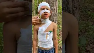 Survival Skills: Candy 🍭 In Forest #survival #bushcraft #camping #outdoors #shorts #funny #candy