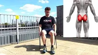Gluteus Maximus Stretch Sitting - Stretch Against Low back Pain