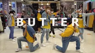 BTS (방탄소년단) 'Butter' | HALLWAYBOIZ | Performance at Grand Central Ajman