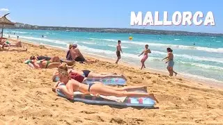 Beach walk | Mallorca, Spain | Playa S'Arenal   🏖️🇪🇸 #beach #travel #summer