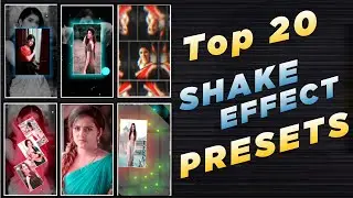 Alight motion top 20 3d shake effect presets | Alight motion presets download