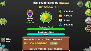 Geometry Dash - Koenigstein (Demon 10*) by Woom