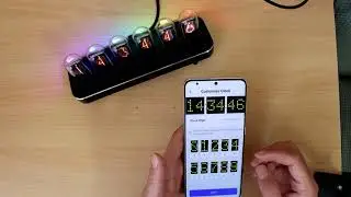 How to set NovelLife Tube Clock to display your own design numbers