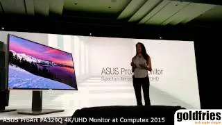 ASUS ProArt PA329Q 4K/UHD Monitor at Computex 2015