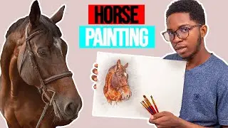 Painting Animals for Beginners | How to Paint a Horse?