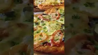 Быстрая Пицца *Валентинка*💖 на бездрожжевом тесте!🌿 