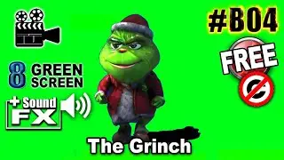 The Grinch Green Screen 3D